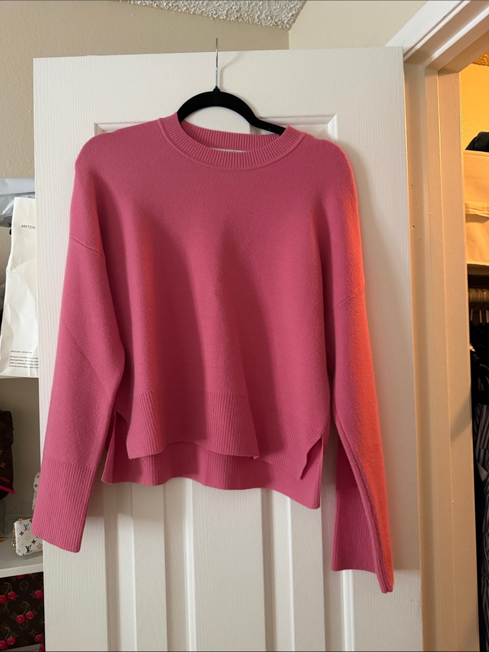 Abercrombie Pink Knit Sweater